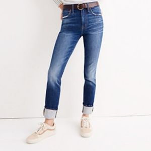 MADEWELL HIGH RISE SLIM BOYJEAN